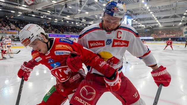 Playing as captain: Mario Huber (right) (Bild: GEPA pictures)