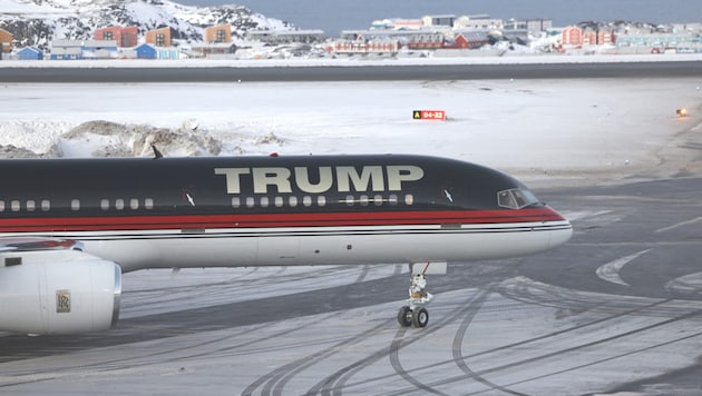 Donald Trump has already sent his son to Greenland to lobby for his proposal. (Bild: AFP/Emil Stach)