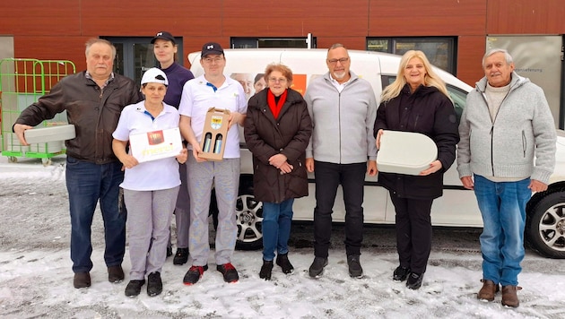 "They not only bring the food, but also human warmth and always a friendly smile," says local group leader Hilde Juricka, proud of the volunteers. (Bild: Essen auf Rädern)