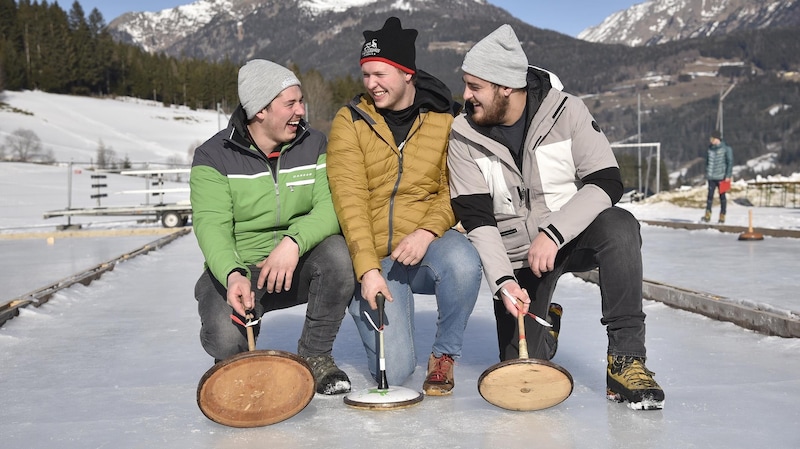 Christoph, Simon und Bernhard von der Landjugend Mittersill (Bild: Holitzky Roland)