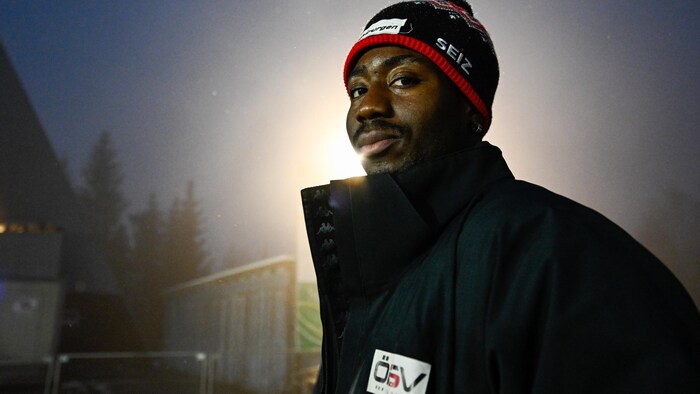 Daiyehan Nichols-Bardi raste in St. Moritz auf Platz neun.