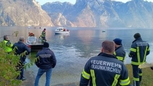 Die Suche am Traunsee nahm ein tragisches Ende. (Bild: Österreichische Wasserrettung Landesverband OÖ)