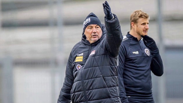 Austria Klagenfurt coach Peter Pacult. (Bild: GEPA/GEPA pictures)