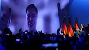 Elon Musk als „Gast“ bei einer AfD-Wahlkampfveranstaltung im Jänner 2025
