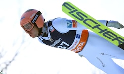 Stefan Kraft beim Skifliegen in Oberstdorf