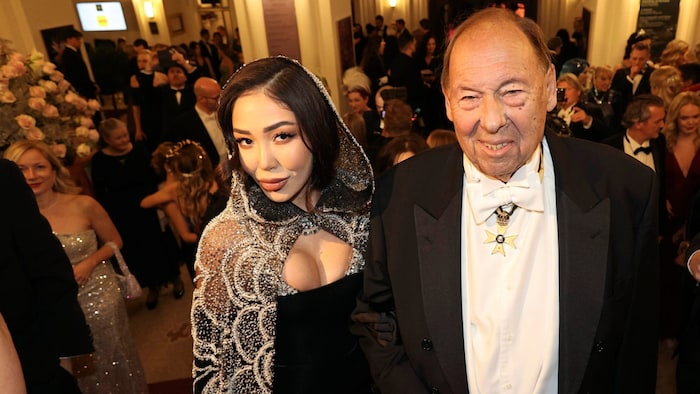 Consul Günter Nebel with Dana Ordabekova