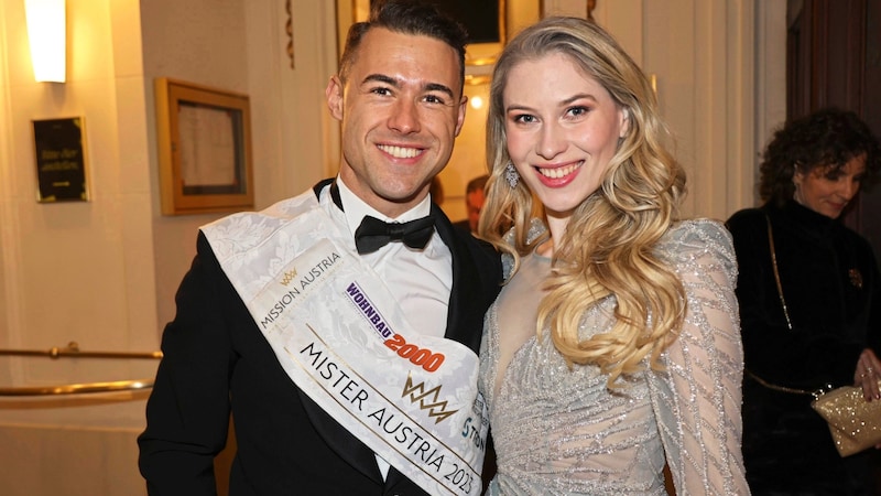 Alexander Höfler (Mister Austria 2023) und Larissa Robitschko (Miss Austria 2019) (Bild: Jauschowetz Christian)