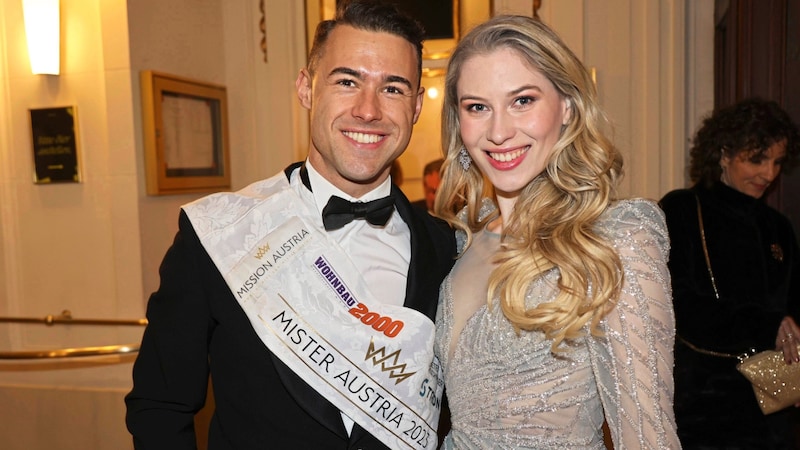 Alexander Höfler (Mister Austria 2023) and Larissa Robitschko (Miss Austria 2019) (Bild: Jauschowetz Christian) Alexander Höfler (Mister Austria 2023) and Larissa Robitschko (Miss Austria 2019) (Bild: Jauschowetz Christian)