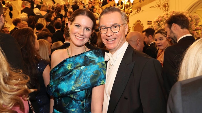 Jeweler Klaus Weikhard with his wife Caroline