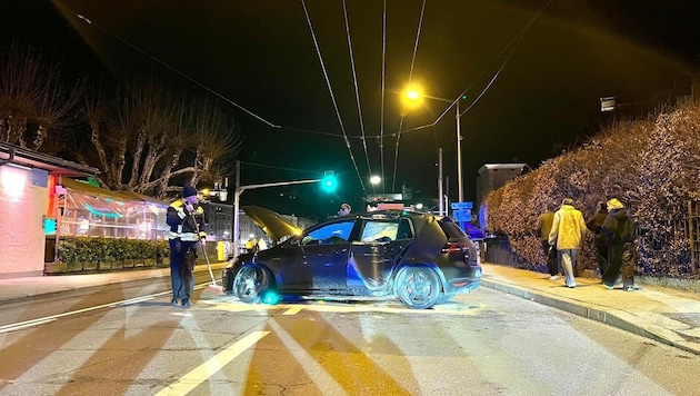 Der Bayer verlor in der Imbergstraße die Kontrolle über sein Fahrzeug. (Bild: Markus Tschepp)