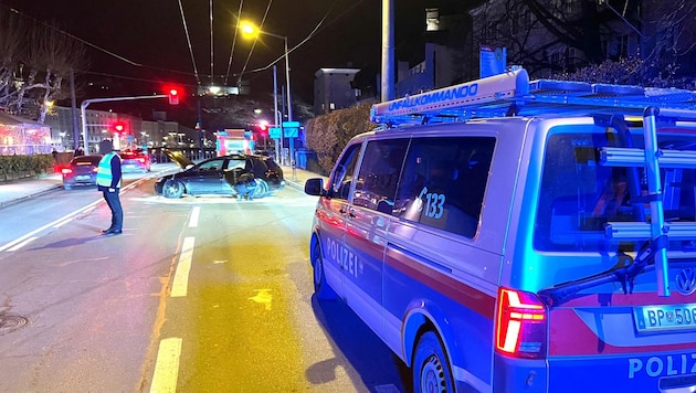 An accident occurred on Imbergstraße. (Bild: Markus Tschepp/Krone KREATIV)