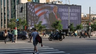 Trumps Wahlsieg stieß besonders in Israel auf große Zustimmung. (Bild: AFP/Jack GUEZ)