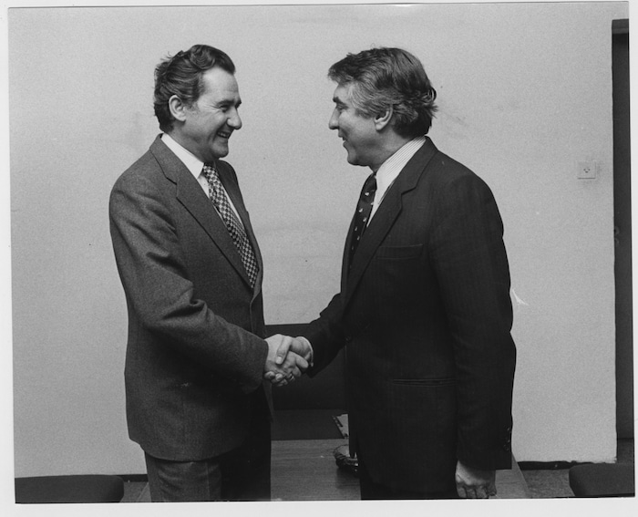 „Wachablöse“: 1979 übergab Zilk die Redaktion an seinen Kollegen Reinald Hübl