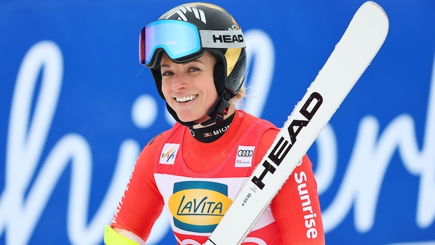 Lara Gut-Behrami wins the last super-G before the World Ski Championships. (Bild: GEPA/GEPA pictures)