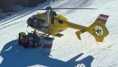 Der Skifahrer wurde lebensgefährlich verletzt und ins Spital geflogen (Symbolbild).  (Bild: Martina Münzer)