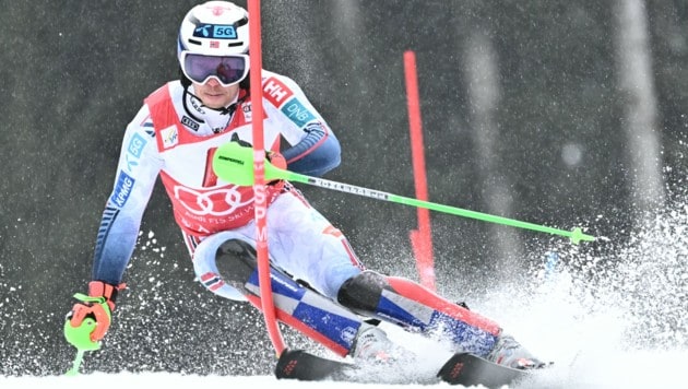 Henrik Kristoffersen schimpfte über die Piste in Kitzbühel.  (Bild: AFP or licensors)