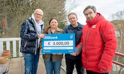 Für die Eltern von Jonathan, Manuela Haas und Christian Floh, spendete auch die Sprecherlegende ...