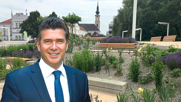 A good laugh: Tulln's ÖVP mayor Peter Eisenschenk not only defended his 23 seats in 2020, but also "conquered" another one. (Bild: Stadtgemeinde Tulln)