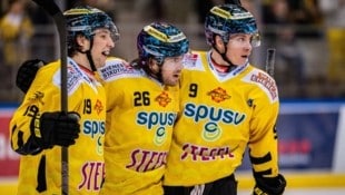 Predan, Jasper und Wallner (v. li.) wollen nach der Länderspiel-Pause wieder voll angreifen. (Bild: GEPA)