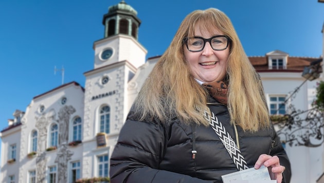 Neo-mayor Klaudia Osztovics and her ÖVP lost four seats in Neunkirchen. (Bild: Doris_SEEBACHER)