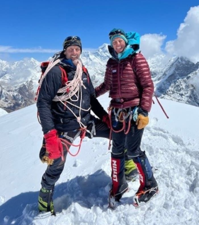 Professionals on the mountain: Rupert Hauer and Anita Maruna