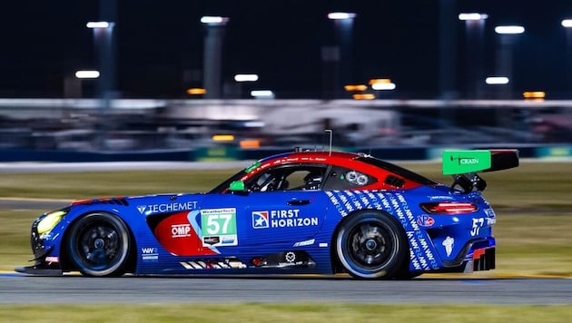 Lucas Auer wurde trotz jeder Menge Probleme Klassen-Vierter in Daytona. (Bild: Mercedes-AMG/Winward)