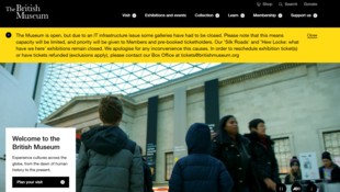 Aufgund des Ausfalls mussten einige Galerien bis auf Weiteres geschlossen werden.