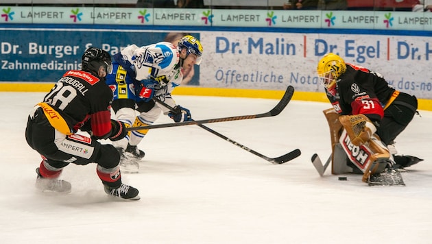 In the duel with VSV, the Pioneers have not been able to win anything all season. (Bild: Rothmund)