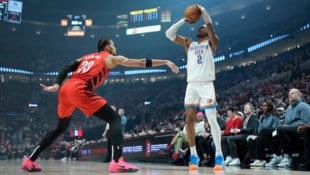 Shai Gilgeous-Alexander (re.) spielte groß auf. (Bild: 2025 Getty Images)