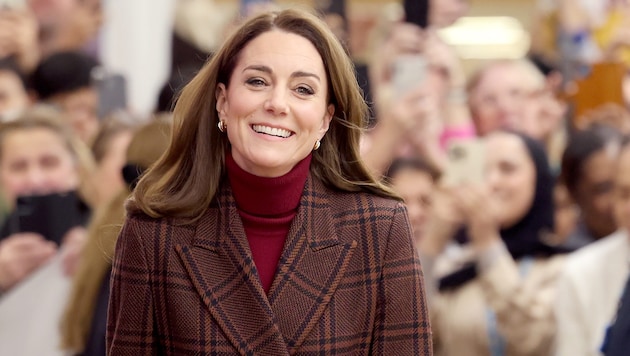 Princess Kate should soon be smiling from the covers of Vogue. (Bild: Picturedesk für Print/Chris Jackson / PA)