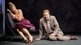 „Tartuffe“ an der Burg mit Ines Marie Westernströer und Michael Maertens (Bild: Burgtheater/Tommy Hetzel)