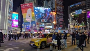 Das pulsierende Stadtviertel Ximending in der taiwanesischen Hauptstadt Taipeh