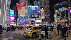 Das pulsierende Stadtviertel Ximending in der taiwanesischen Hauptstadt Taipeh