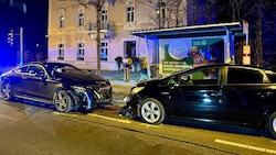 In der Nacht auf Montag krachte es in der Fürstenallee (Bild: Markus Tschepp)