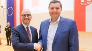 Die beiden Kontrahenten: Dietmar Prammer (li.) und Michael Raml.