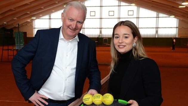 STC President Florian Kreibich (left) and his manager Gioia Vavricka have big goals again this ...