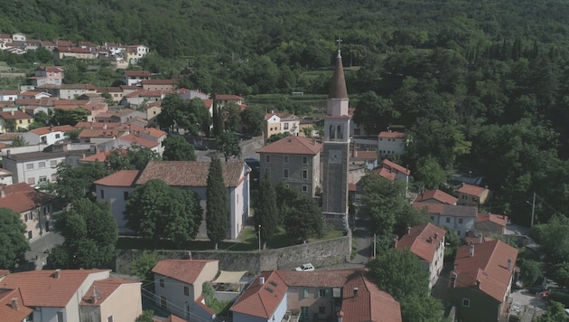 Although the ruling has not stopped the bells from ringing at St. Ulrich's Church, they will ring much less frequently in future. (Bild: Comune di San Dorligo della Valle / Občina Dolina (TS))