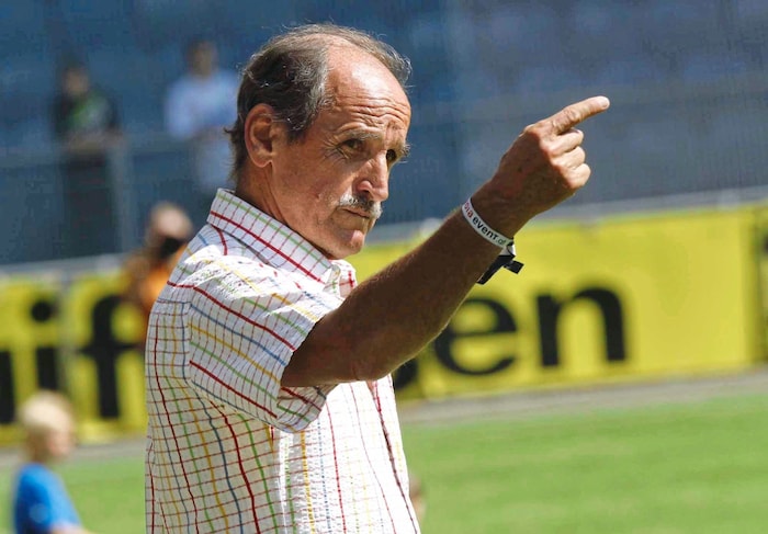 „Taktikfuchs“ Robert Pflug (Bild) fungierte mit Chefcoach Gernot Fraydl 1983 als Trainerduo bei ...