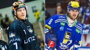 Brian Lebler (li.) hält bei 24 Saisontoren, traf zuletzt beim 8:1 über Laibach wieder doppelt. ...