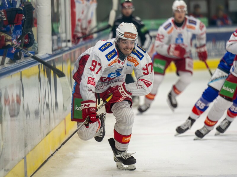 Must throw a dressing room party for his KAC colleagues: Fabian Hochegger! (Bild: GEPA pictures)