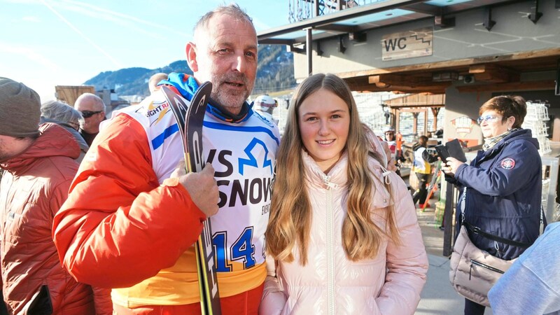 Thomas Muster with his daughter. (Bild: Pail Sepp/Sepp Pail)