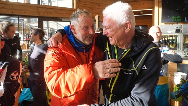 Thomas Muster and Toni Polster (Bild: Pail Sepp/Sepp Pail)