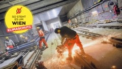 Der Ausbau des Wiener U-Bahn-Netzes ist ein Jahrhundertprojekt. Wie steht es um die Unterstützung des Bundes? (Bild: Krone KREATIV/Johannes Zinner)