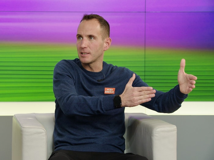 Trainer Robert Weinstabl im „Krone“-Studio.