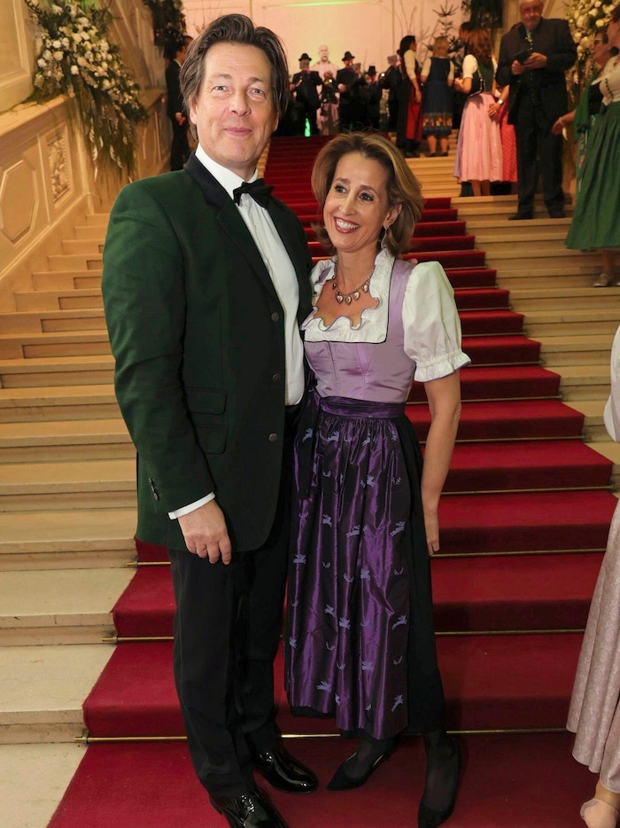 Ihr Sohn eröffnete den Jägerball: Matthias und Alexandra Winkler