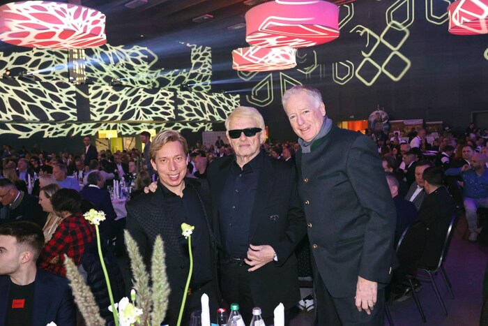 Künstlermanager Helmut Werner, Schlagerstar Heino und Schauspieler Albert Fortell