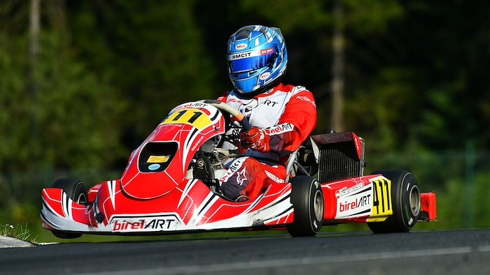 Scheiblecker shines on the track