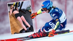 Kann Mikaela Shiffrin nach ihrer Verletzung doch noch WM-Edelmetall erobern? (Bild: GEPA/instagram.com/mikaelashiffrin)