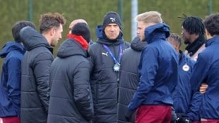 Thomas Letsch beim Abschlusstraining am Dienstag.  (Bild: Tröster Andreas/Kronen Zeitung)