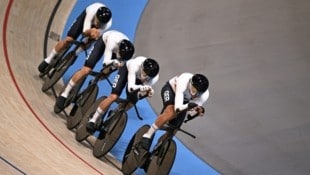 Das deutsche Bahnrad-Nationalteam war von einem schweren Unfall auf Mallorca betroffen.  (Bild: AFP/APA/SEBASTIEN BOZON)